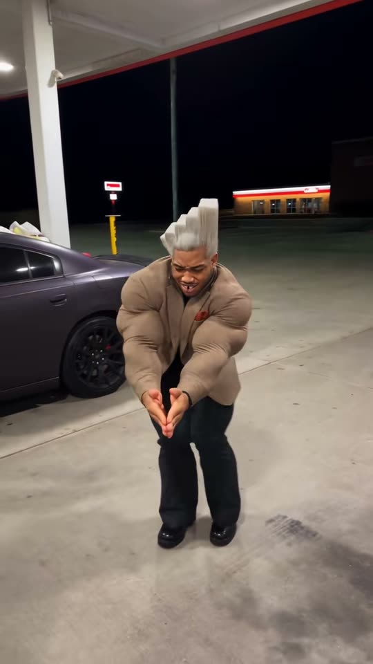 The original Gas station mop dance Gas Station Dance reel by @dr.gabagoo